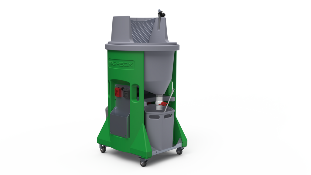 Washbox Rocket | Mobile Closed Loop Wash station for Construction Trades AU/NZ 240v