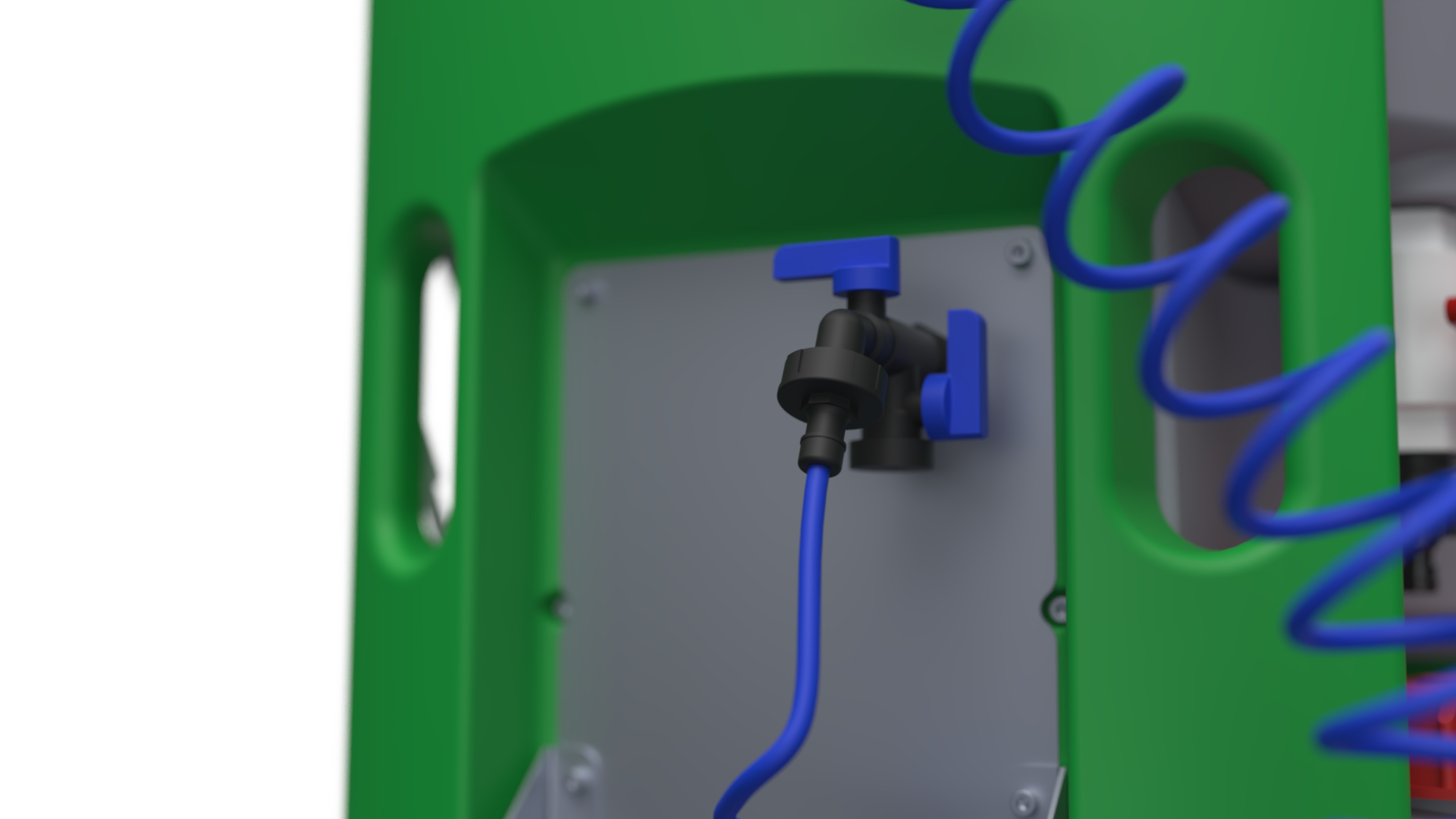 Washbox Rocket | Mobile Closed Loop Wash station for Construction Trades US18V/110V