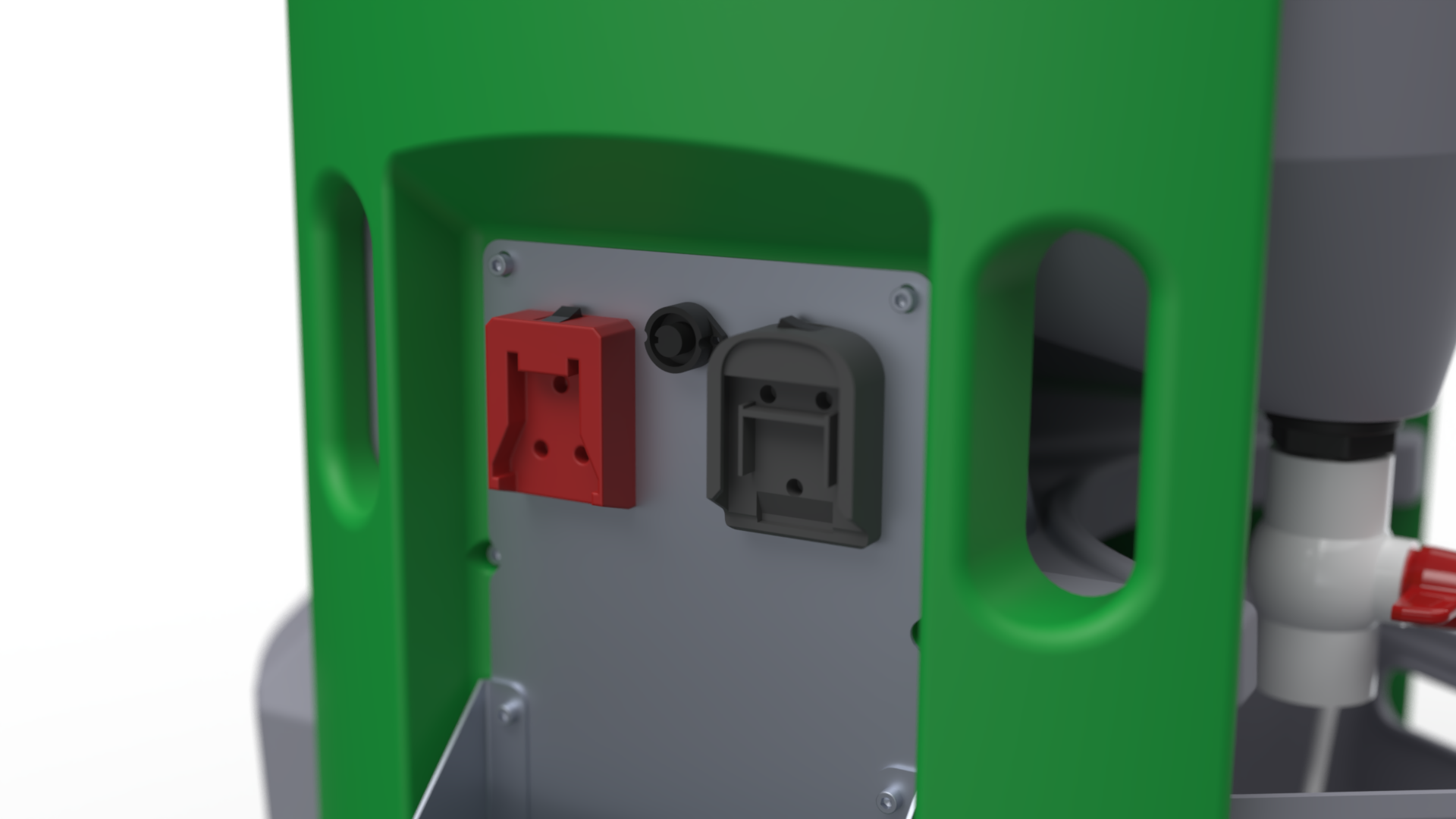 Washbox Rocket | Mobile Closed Loop Wash station for Construction Trades US18V/110V