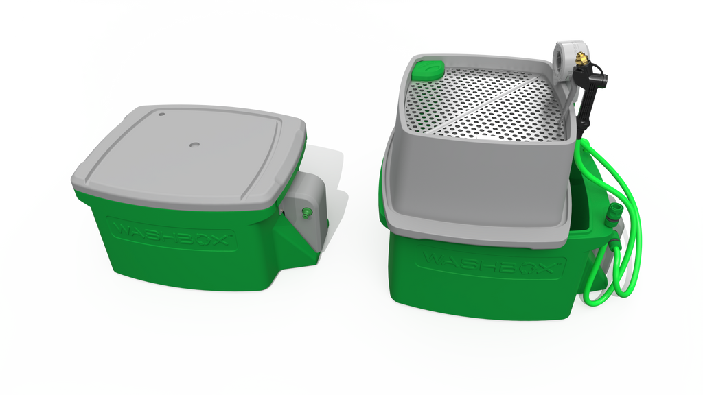 Washbox Rover | Portable battery powered wash station for vans and small sites US Version